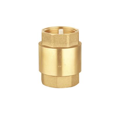 China Size 1 Inch Brass Check Valve Sand Blast Max 25bar Forged Brass Body for sale