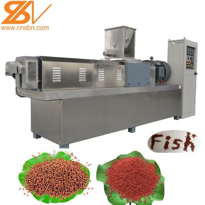 China Fish Pellet Making Machine , Fish Food Extruder Machine 58-380 Kw Power for sale