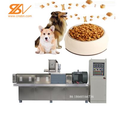 China Dog Pet Food Extruder Production Machine 38CrMoAlA Screw Material for sale