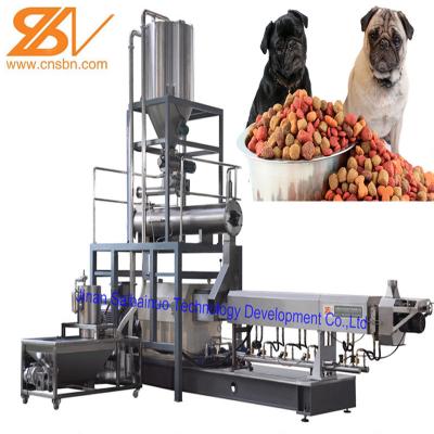 China Dog Food Manufacturing Equipment , Pet Extruder Machine SGS Certification for sale