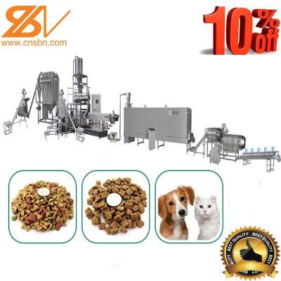 China SLG 65-III Dry Dog Food Making Machine Twin Screw Extruder 500-600 Kg/h for sale