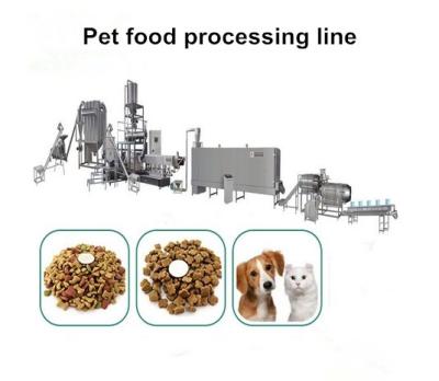 China Em alto conservado em estoque - alimentos para animais de estimação da tecnologia que processam a máquina da extrusora para fazer o alimento para cães à venda