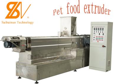 China Máquina da extrusora dos alimentos para animais de estimação de Siemen Motor 200kw 500kg/H à venda
