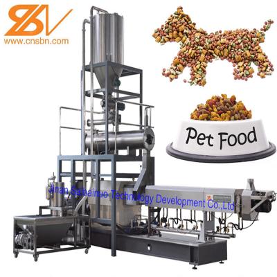 China Multi Functional 120KW 260kg/H Pet Food Extruder Machine for sale