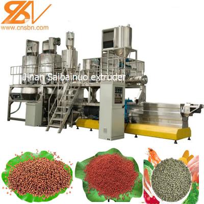 China Turkey Service Floating Fish Feed Making Machine 0.1-3 TPH for sale