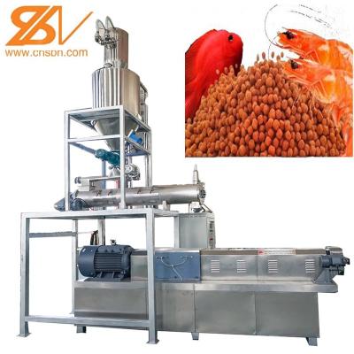 China Small Capacity 100-600kg/H Sinking Floating Fish Feed Making Machine for sale