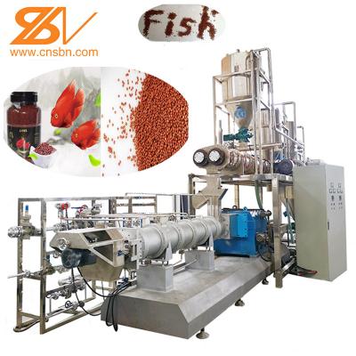China Automatic Aquatic Feed Pellet Bulking Machine Pet Fish Food Extrusion Production Plant for sale