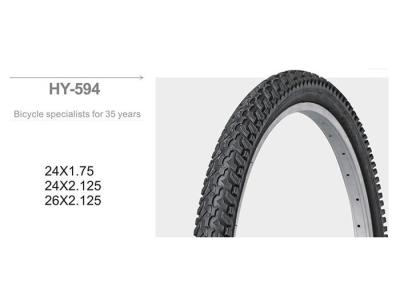 China 24x1.75 24x2.125 26x2.125 rubber material bike tire for mountain bikes for sale