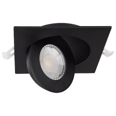 China UL Certified Trimless Square Downlight , 4inch 9w Eyeball Recessed Light for sale