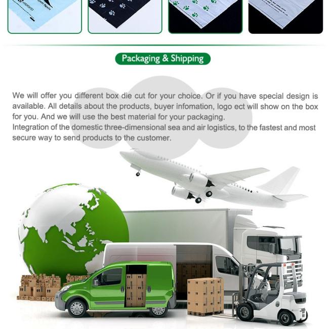 PLA Compostable waste bags dog poop bags