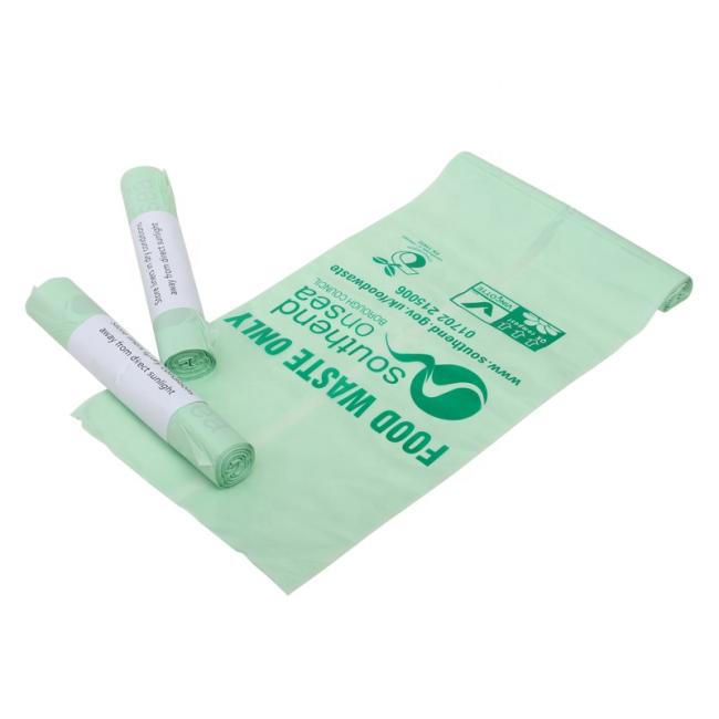 Fashion customized full biodegradable plastic garbage waste bag for kitchen