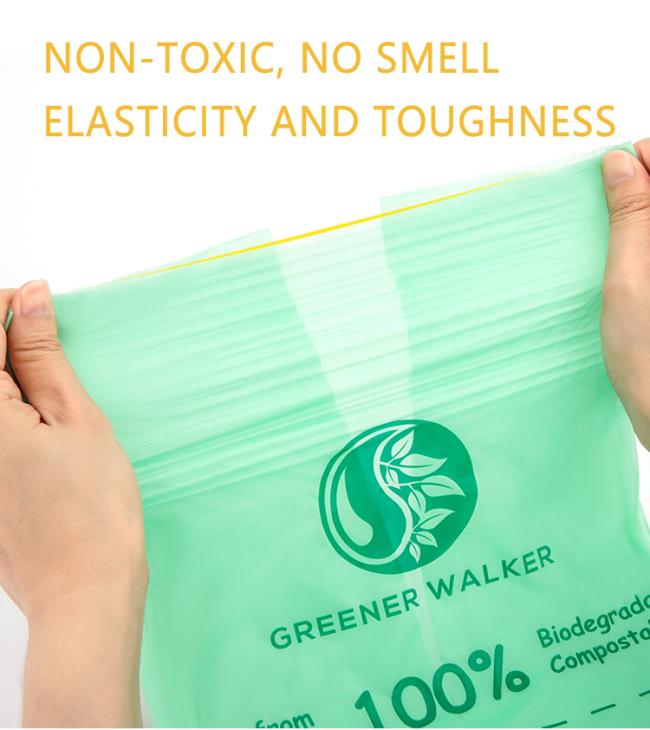 Wholesale Manufacturing 100% Biodegradable Compostable Hospital Kitchen Garbage Bin Raw Material Bio Plastic Trash Bags
