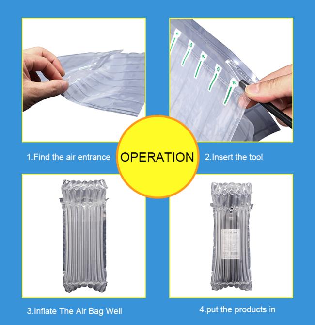 Material Safety And Environmental Protection Air Bubble Column Bag Protection