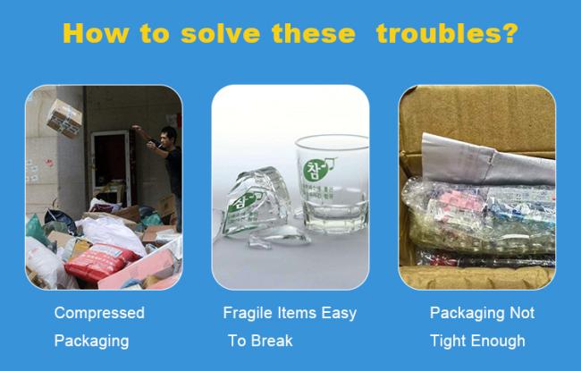 Inflatable Air Cushion Bubble Bag Strong Protection From Destructive Film Wrapping Roll