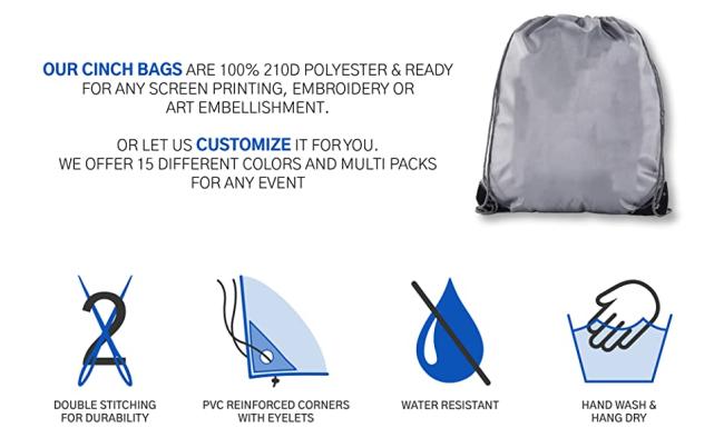 uses of cinch bag