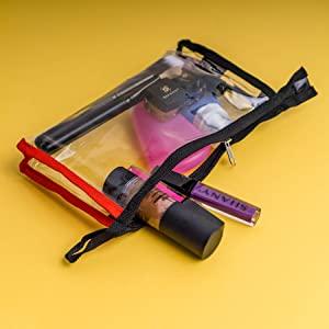 clear makeup bag