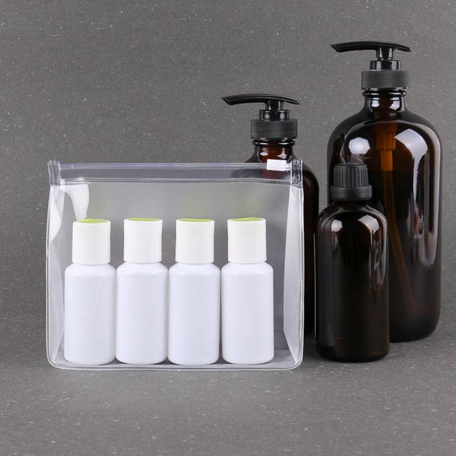 Custom waterproof clear pvc slider plastic zipper bag