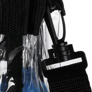 carry handles shoulder strap clear tote bag