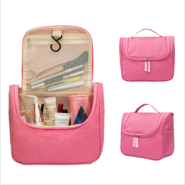 3 pieces makeup pouch travel clear PVC toiletry bag