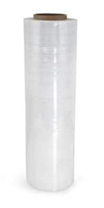 IDL Packaging 18" x 1500' 80 ga Hand Stretch/Shrink Film Roll, Clear