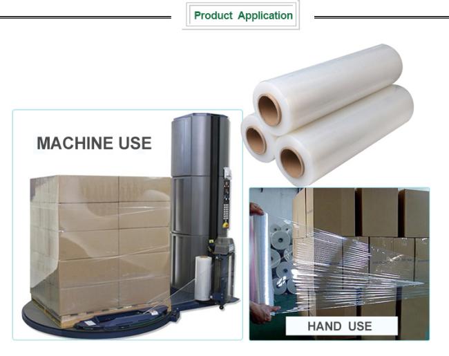 Wholesale 20mic high quality stretch film 350% Pre stretching
