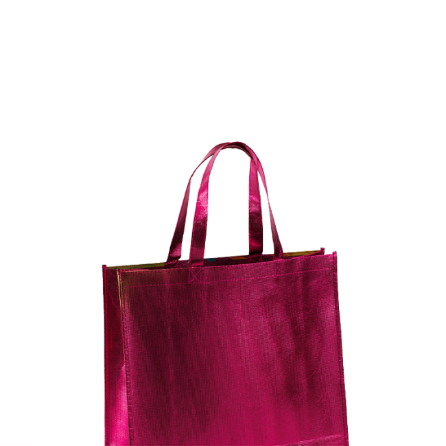 Wholesale cheap custom logo printed folding laser pla eco pp metallic non woven tote shopping bags