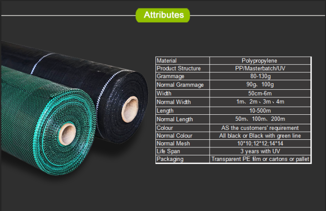 agriculture PP weed mat