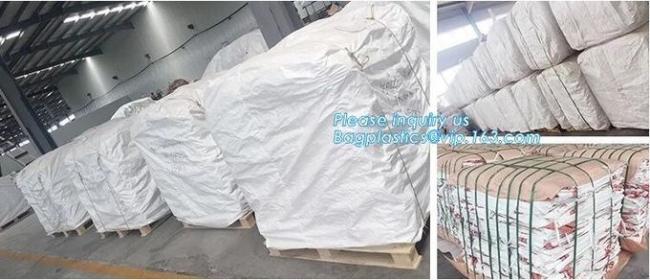 Bitumen Big FIBC Jumbo Bags Bottom Spout , Inner Liner Bag Ventilated Breathing