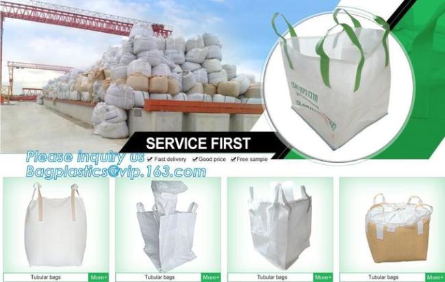 1 Ton - 2 Ton FIBC Jumbo Bags 100% Virgin Polypropylene PP Woven Packing Sand