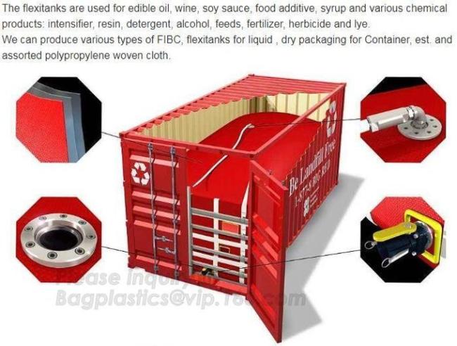 Palm Oil Storage FIBC Jumbo Bags Flexibag Container 20ft 24000L Bulk Vinger