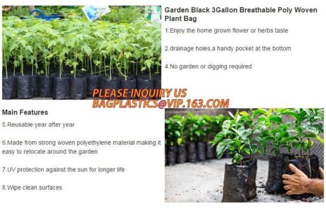 Heavy Duty Biodegradable Garden Bags Potato Grow Murphy PE Fabric Gallon Durable