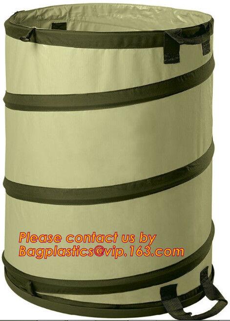Rubbish Pop Up Biodegradable Garden Bags Waste Refuse Rubbish Grass Sack Outdoor Camping
