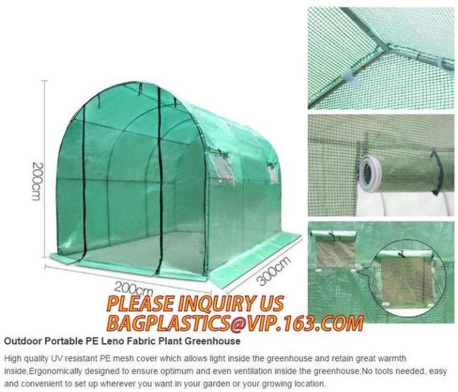 Aluminum Biodegradable Garden Bags Green House for Agriculture