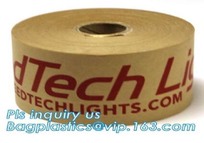 Fiber Reinforced Labelhhh Tape Label Gummed Kraft Paper Packing Reinforced