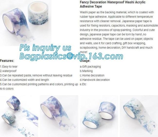 Masking Paper Labelhhh Tape Label Roll Halloween Christmas Festival Design