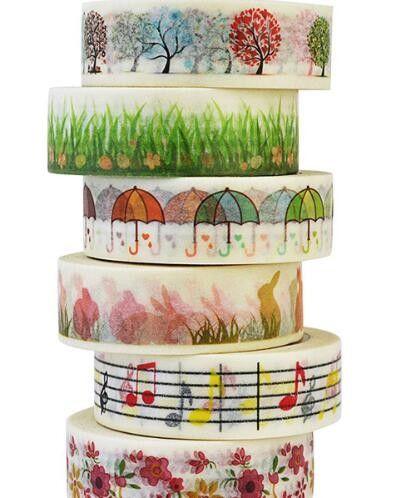 Masking Paper Labelhhh Tape Label Roll Halloween Christmas Festival Design