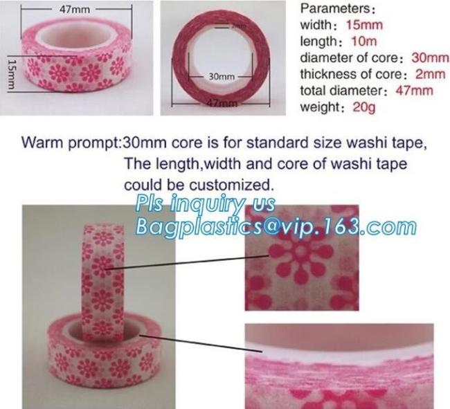 Adhesive Labelhhh Tape Label Waterproof Masking Printed Washi Paper