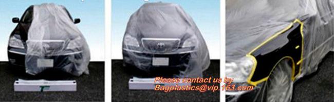 Disposable Plastic Car Seat Covers Car Accessories Paint Masking Film