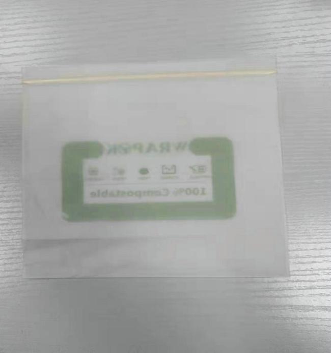 100% Biodegradable Corn Starch Compostable Plastic Zipper Bag Food grade biodegradable PLA bags