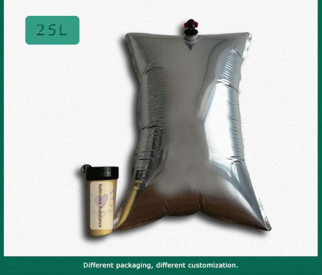 Aluminum foil wholesale spout liquid wine bag in box with packaging