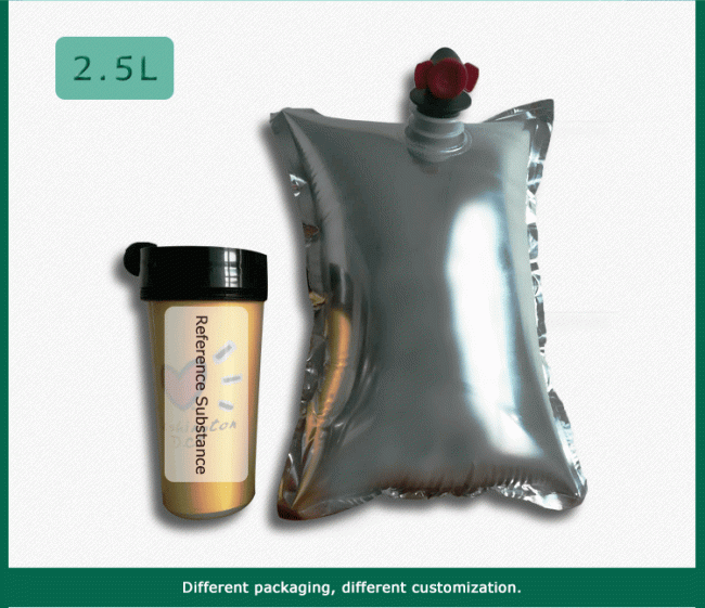 Aluminum foil wholesale spout liquid wine bag in box with packaging