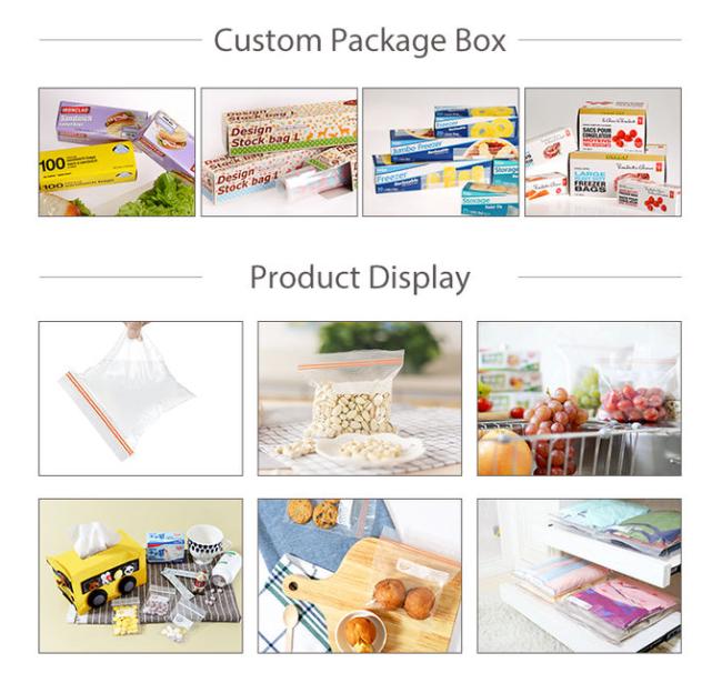 Custom Printed Biodegradable Food Grade Reusable Pe Plastic Poly Packaging Double Zip Lock Bag