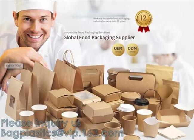 Hambuger Box Sos bag Tin Tie Bag Bakery bag Kraft paper bag Coffee cup sleeves Soup bowl Ice cream cups Kraft food cont
