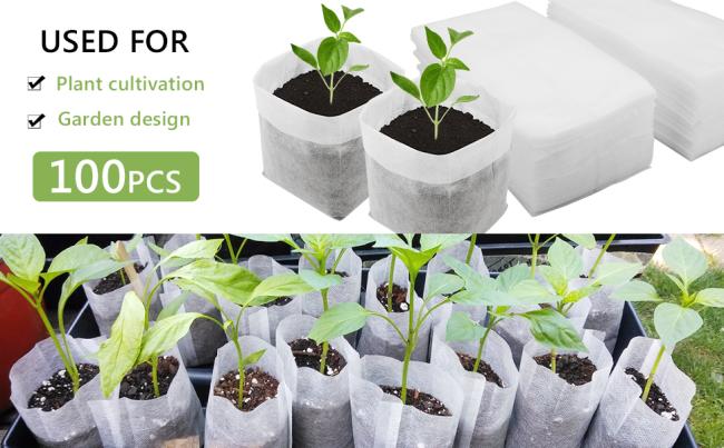 Non-woven Nursery Bags,Aeration Fabric Pot, Seedling Raising Bags, Plant Grow Bags, Seedling bags