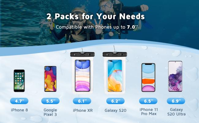 waterproof phone pouch