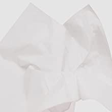 white tissue paper sheets