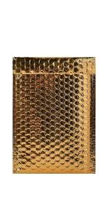 gold bubble mailer