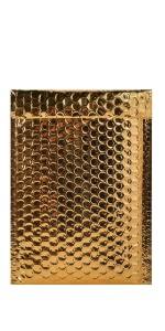 gold bubble mailer