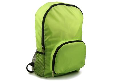 中国 個人化された多パッケージの緑はリュックサックの耐久の二重ジッパーを畳みます 販売のため