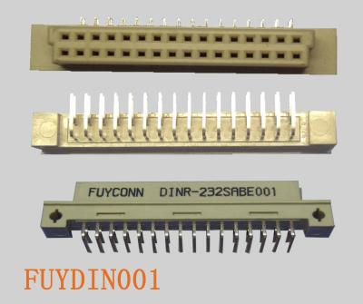 China Eurocard 3 rows 32P Female Right Angle R Type Receptacle DIN 41612 Connector for sale